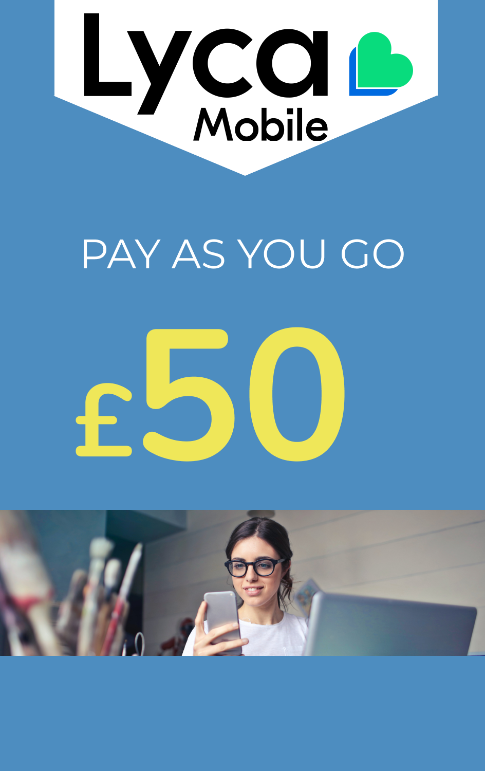 Lycamobile United Kingdom top up credit call or bundle recharge