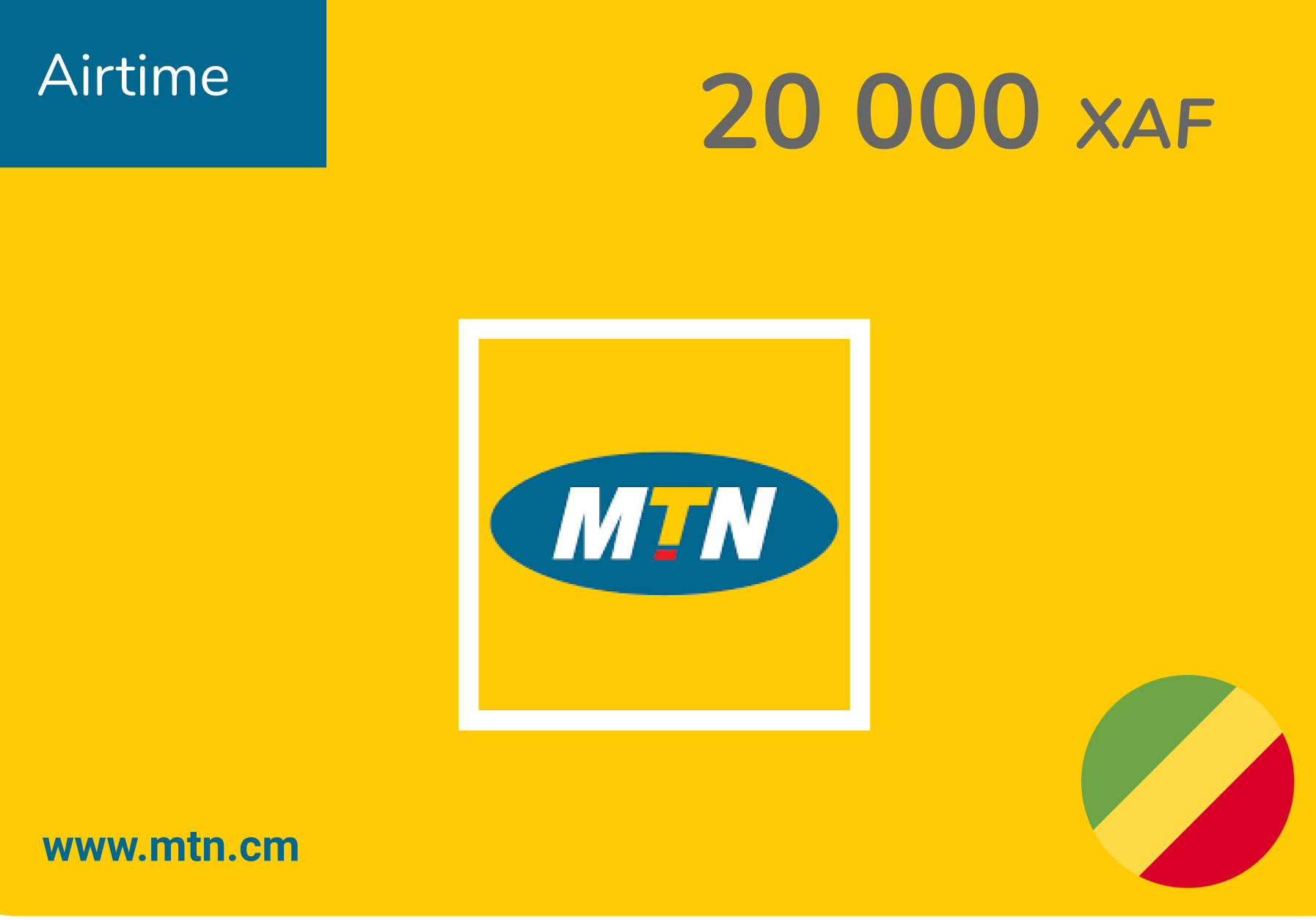 Recharge MTN Congo 20 000 FCFA