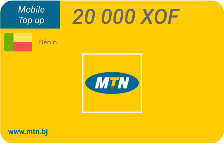 Recharge MTN Bénin 20000 XOF