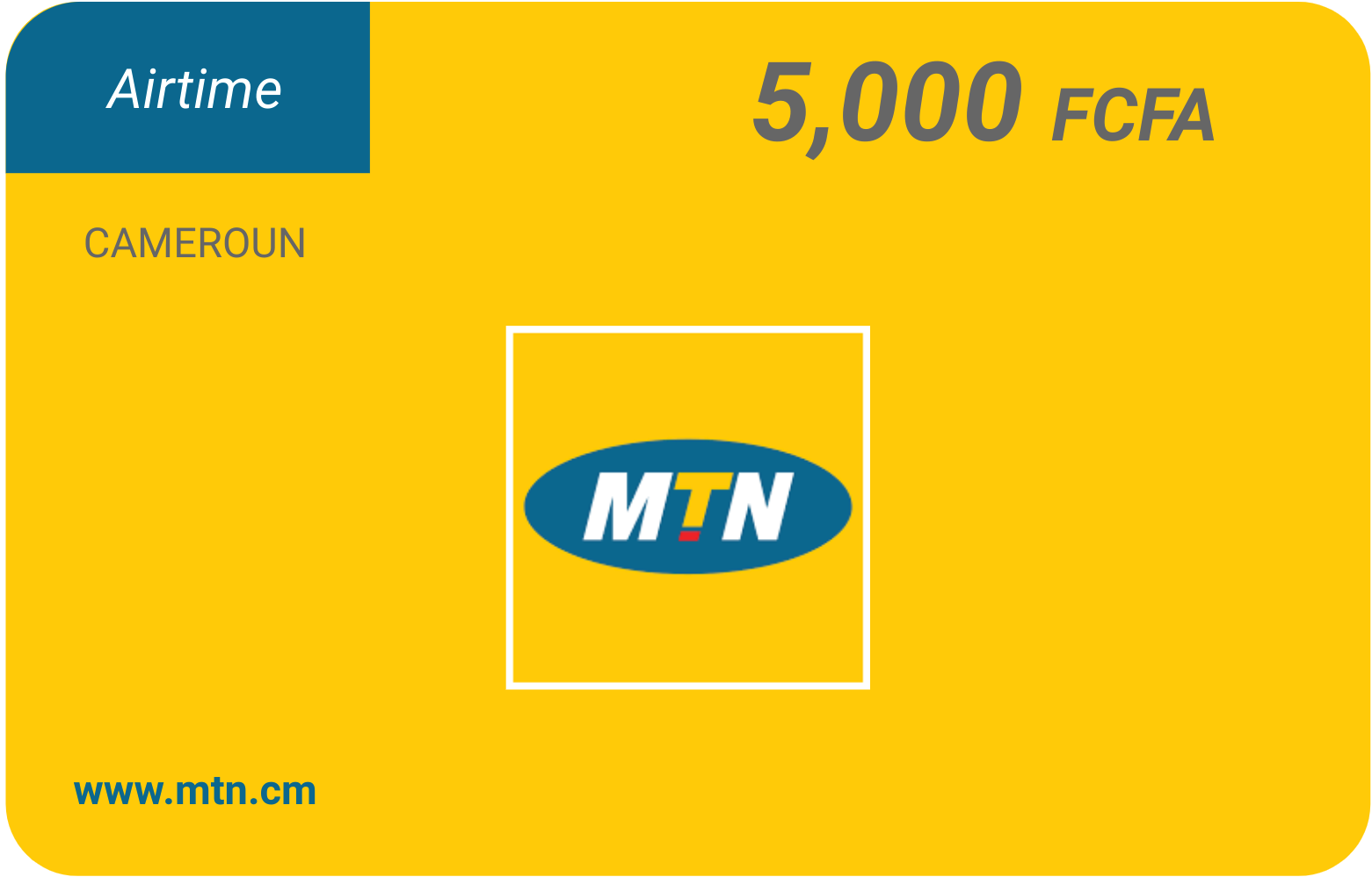 Recharge MTN Cameroun 5 000 FCFA