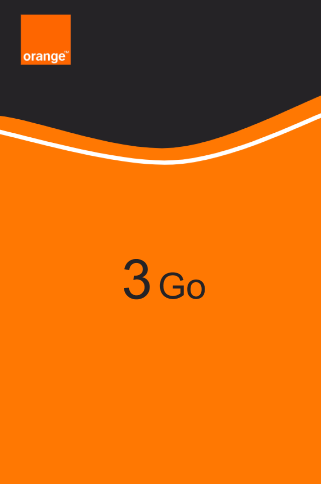 Recharge Internet Orange Cameroun 3 Go