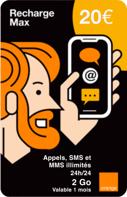 Mobicarte Orange Max 20€
