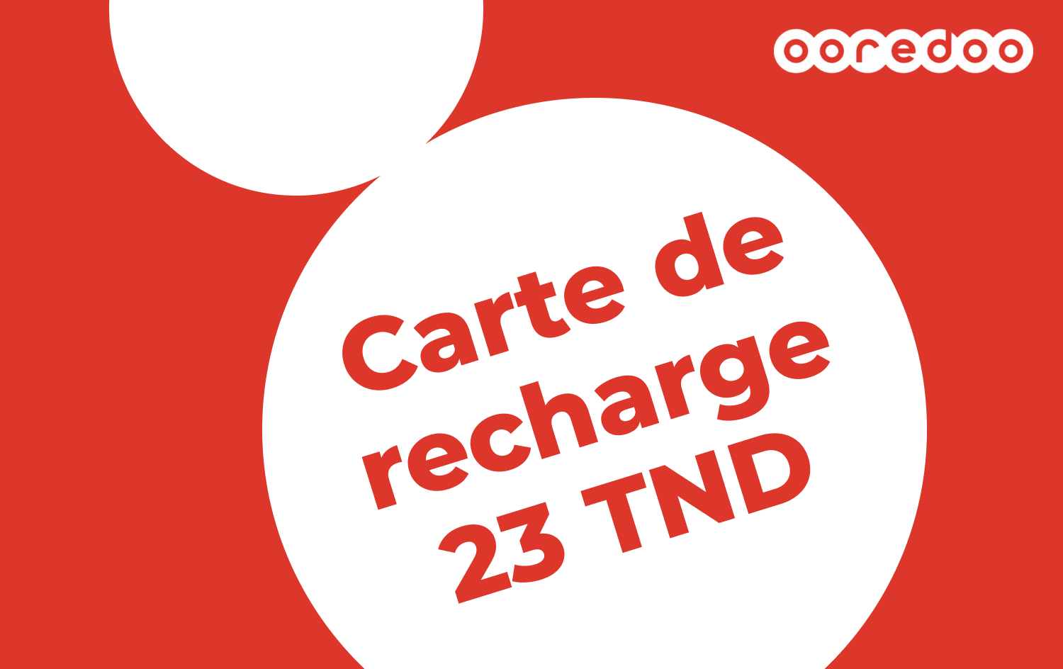 Recarga Ooredoo Túnez 23,000 TND